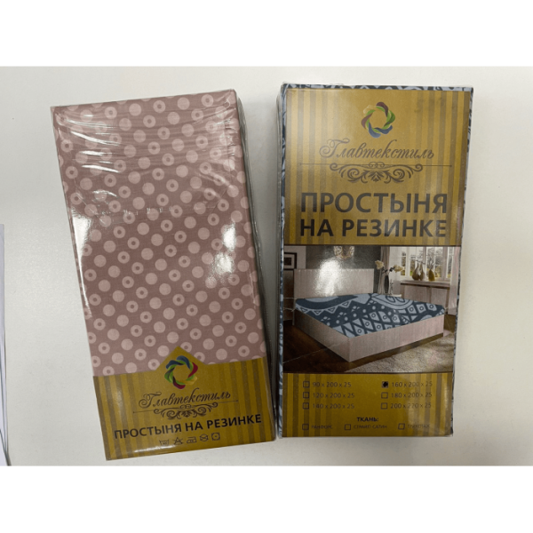 Простирадло на гумці Бязь Голд 90x200 висота борту 25 см